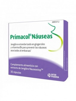 Primacol Náuseas 30 Cápsulas